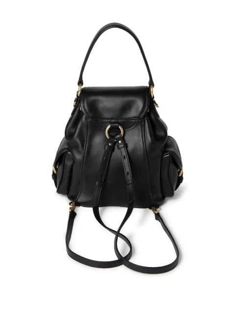 Miu Miu leather backpack - Black - zdjęcie produktu nr 2