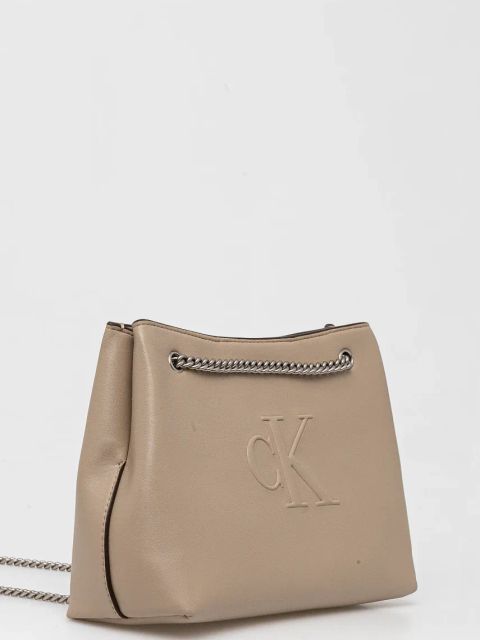 Calvin Klein Jeans torebka kolor beżowy LV04K3163G