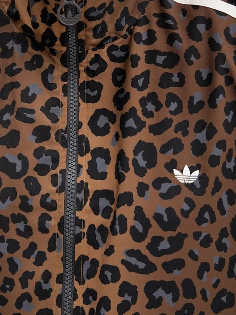 adidas Originals bluza damska kolor brązowy wzorzysta JW7301