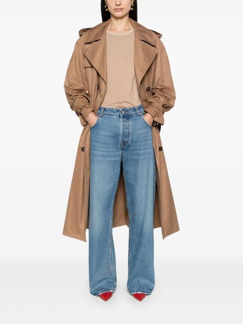 Sportmax scoop-neck cotton tank top - Neutrals