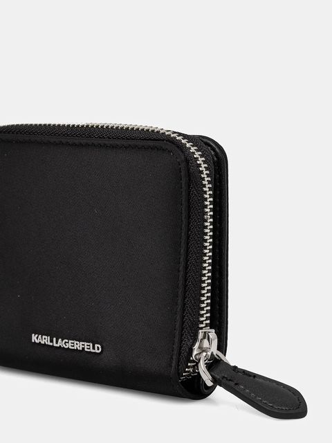 Karl Lagerfeld portfel IKON damski kolor czarny A1W32078 - zdjęcie produktu nr 2