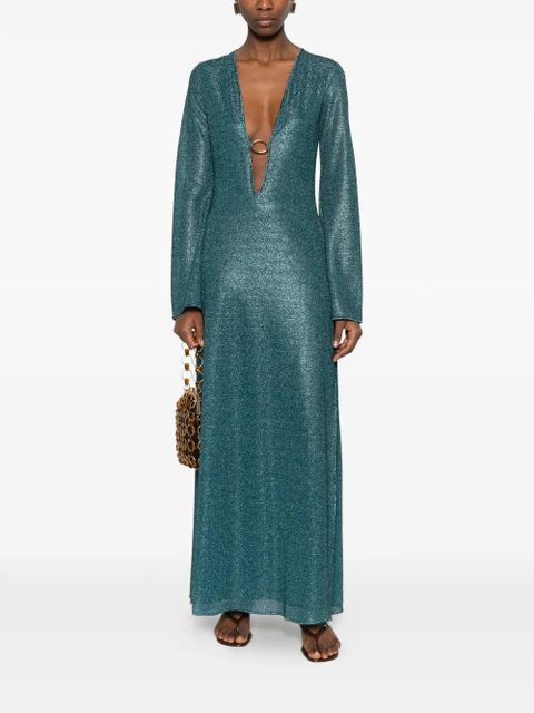 Oséree ring cut-out dress - Green - zdjęcie produktu nr 2