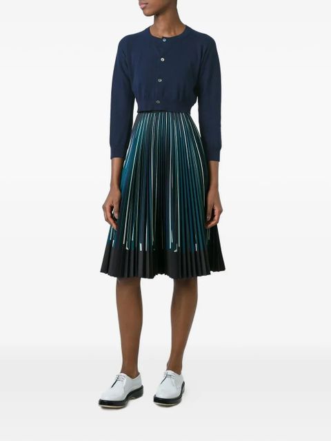 Comme Des Garçons cropped cardigan - Blue - zdjęcie produktu nr 2