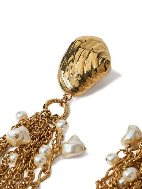 Chloé shell earrings - Gold