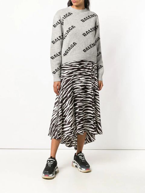 Balenciaga logo sweater - Grey