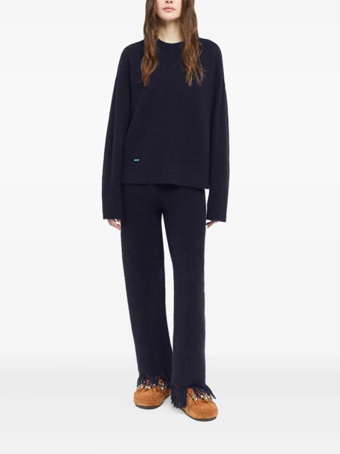 Alanui crew-neck sweater - Blue