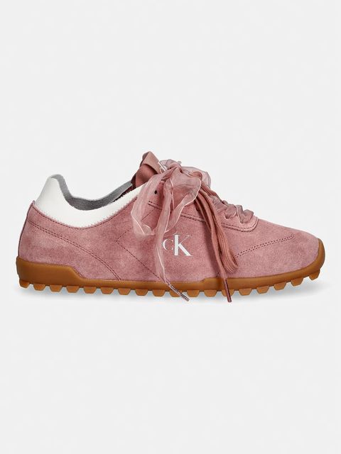 Calvin Klein LOW PROFILE RUN MG SUE DB LACES sneakersy damskie - zdjęcie produktu nr 1