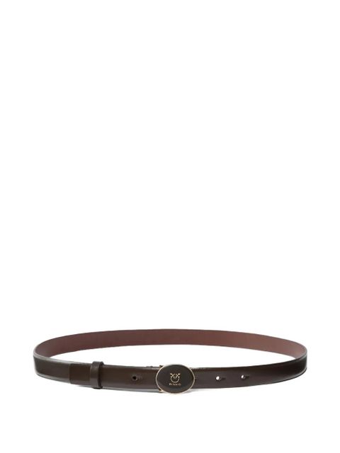 PINKO logo-buckle leather belt - Brown - zdjęcie produktu nr 1