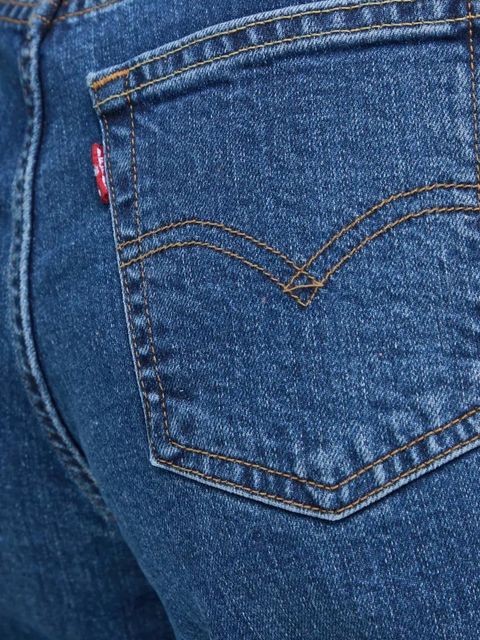 Levi's jeansy 724 HIGH RISE STRAIGHT damskie kolor niebieski 18883