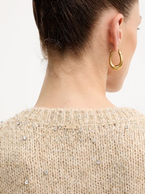 Fracomina kardigan damski kolor beżowy FJ25WT8001K47401