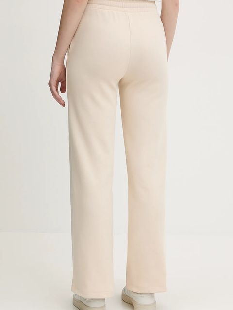 Joop! spodnie dresowe damskie kolor beżowy z aplikacją 30100028 - zdjęcie produktu nr 2