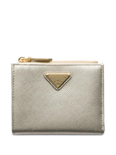 Prada small leather wallet - Gold - zdjęcie produktu nr 1