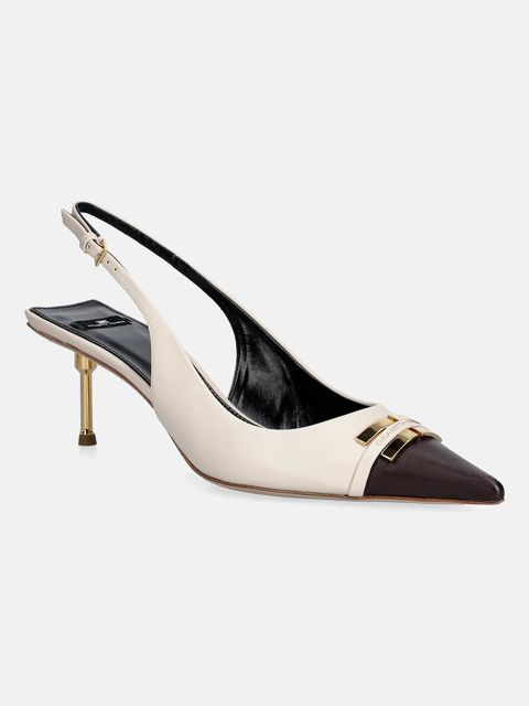 Elisabetta Franchi szpilki skórzane - zdjęcie produktu nr 1