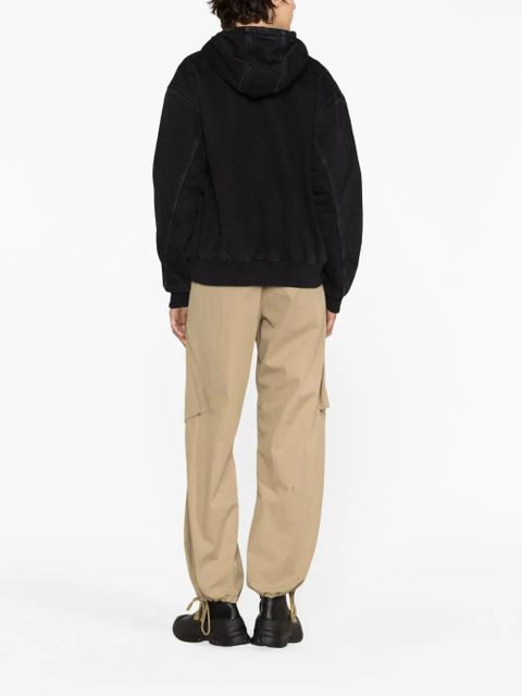 Carhartt WIP logo-patch cotton jacket - Black