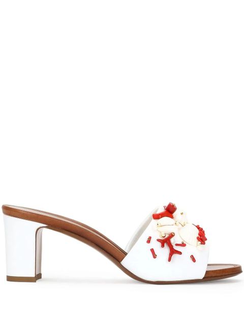 Dolce & Gabbana 60mm leather sandals - White - zdjęcie produktu nr 1