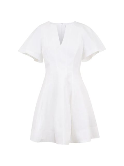 Simkhai V-neck mini dress - White - zdjęcie produktu nr 1
