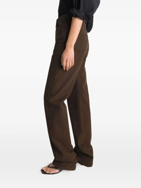 LEMAIRE five-pocket trousers - Brown
