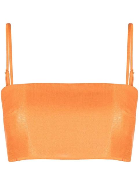 Cult Gaia Tereza cropped top - Orange - zdjęcie produktu nr 1