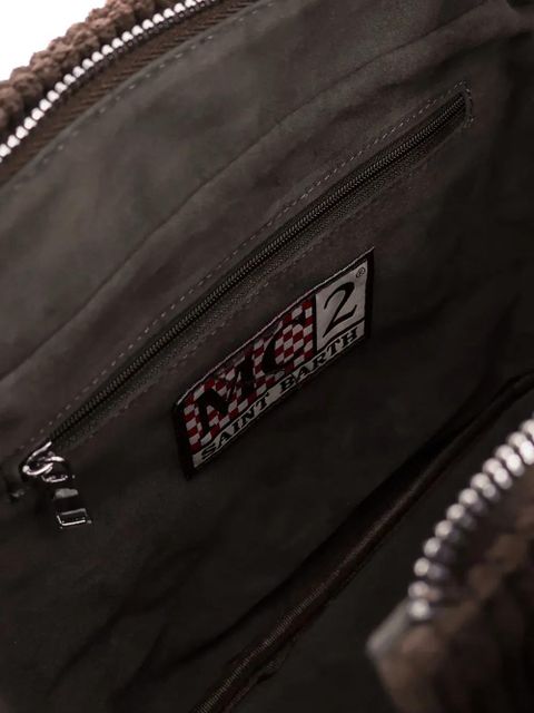 MC2 Saint Barth corduroy-textured fringed-trim tote bag - Brown - zdjęcie produktu nr 2