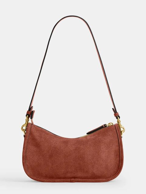 Coach torebka damska skórzana Suede Waverly - zdjęcie produktu nr 1