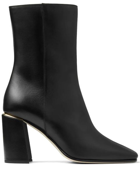 Jimmy Choo Loren 85mm almond-toe ankle boots - Black - zdjęcie produktu nr 1