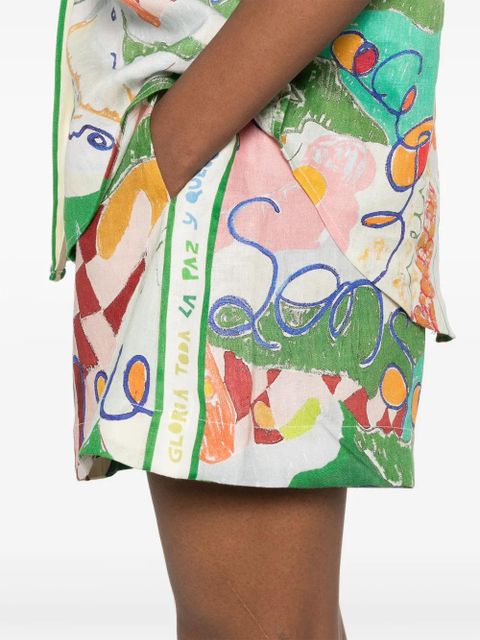 ALEMAIS Nadia shorts - Neutrals