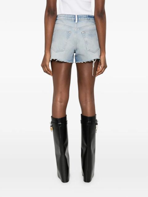 Alexander Wang frayed shorts - Blue