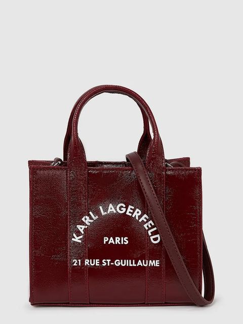 Karl Lagerfeld torebka K/RSG kolor bordowy A4W50015 - zdjęcie produktu nr 1