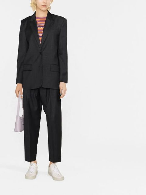 MARANT ÉTOILE Onilind checked blazer - Grey