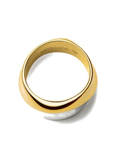 Missoma sculptural-molten statement ring - Gold