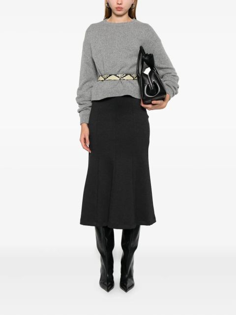 KHAITE ribbed-knit sweater - Grey