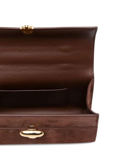 Savette top-handle clasp tote bag - Brown