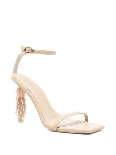 Cult Gaia Sienna beaded sandals - Neutrals - zdjęcie produktu nr 2