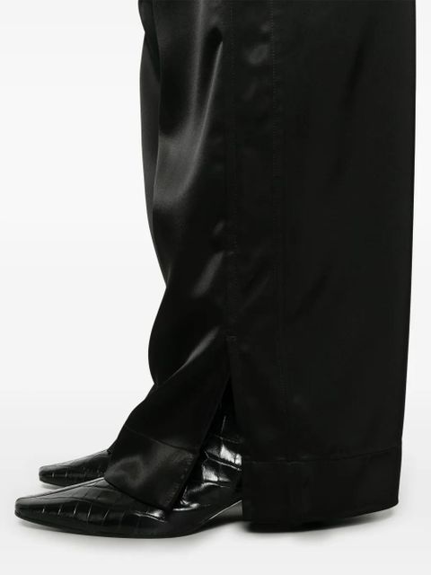 Jil Sander satin trousers - Black