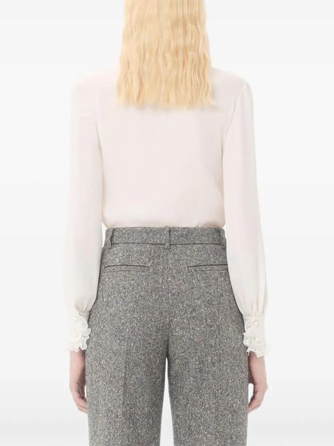 Valentino Garavani crepe de chine shirt - White