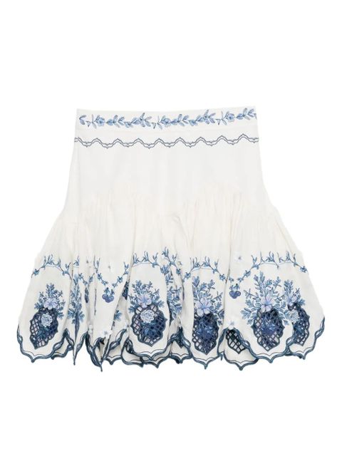 Agua By Agua Bendita Asai wild mini skirt - White - zdjęcie produktu nr 1