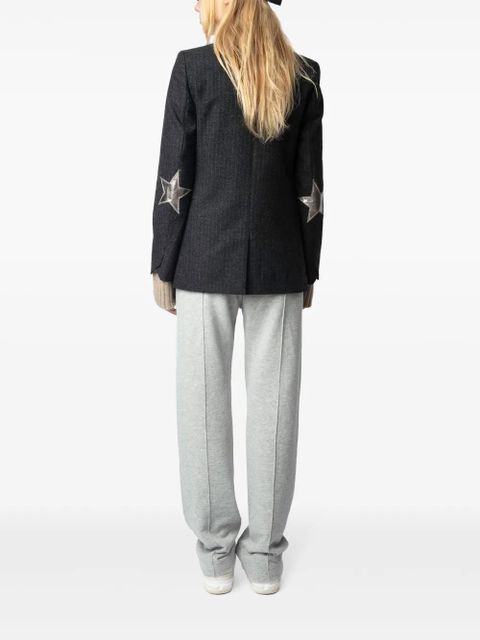 Zadig&Voltaire wings-strass track pants - Grey