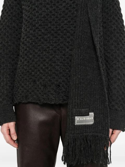 MM6 Maison Margiela chunky-knit sweater - Grey
