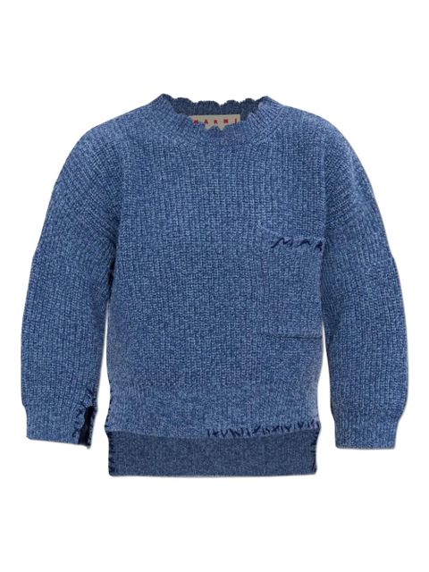 Marni virgin wool sweater - Blue - zdjęcie produktu nr 1