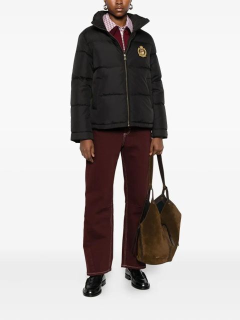 Lauren Ralph Lauren crest-appliqué puffer jacket - Black - zdjęcie produktu nr 2