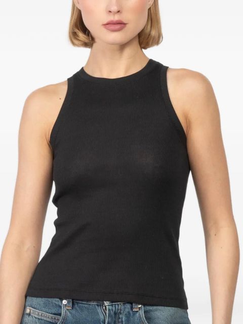 Aya Muse crew-neck tank top - Black