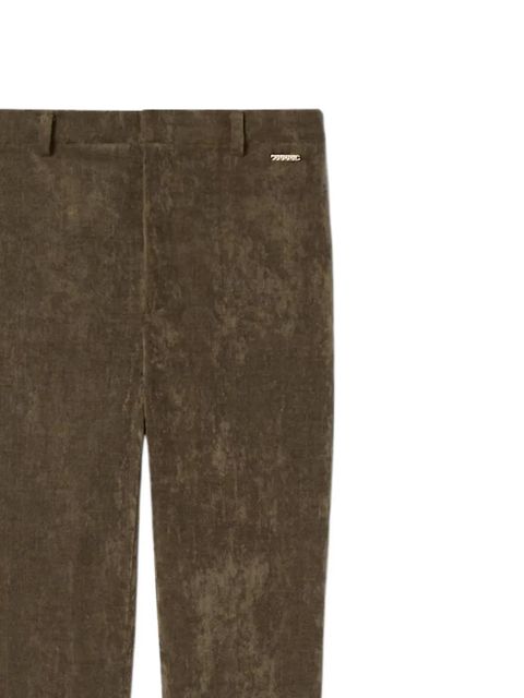 Gucci scratched velvet-effect trousers - Brown - zdjęcie produktu nr 2