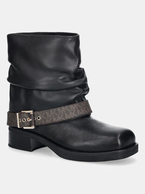 MICHAEL Michael Kors botki skórzane Colby kolor czarny na płaskim obcasie 40F5COFE6L.292 - zdjęcie produktu nr 1