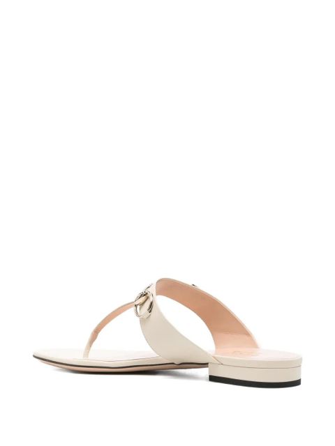 Gucci horsebit sandals - Neutrals