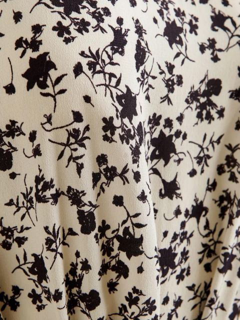 Essentiel Antwerp floral-print ruffled asymmetrical dress - White - zdjęcie produktu nr 2