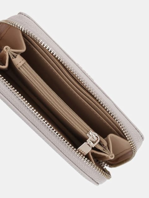 Guess portfel LAUREL damski kolor beżowy SWBG74 59140