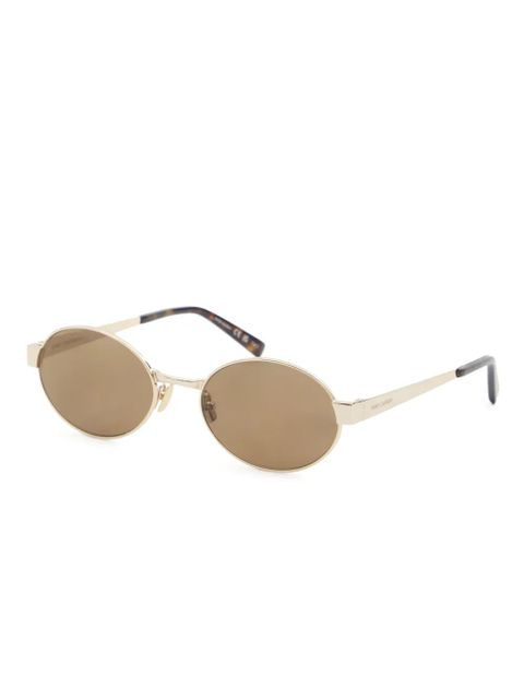 Saint Laurent Eyewear round-frame sunglasses - Gold - zdjęcie produktu nr 1