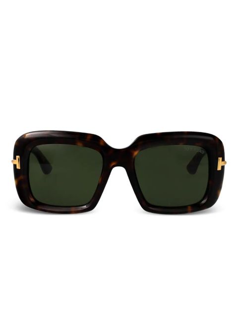 TOM FORD Eyewear square-frame sunglasses - Brown - zdjęcie produktu nr 1