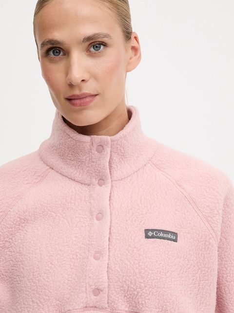 Columbia bluza polarowa Jasper damska kolor różowy gładka 2142381