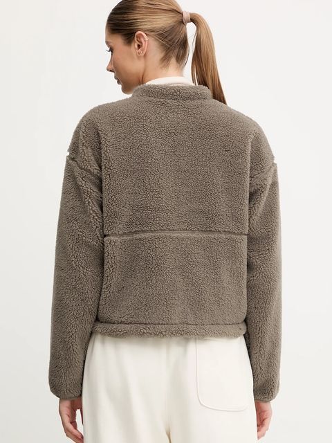 The North Face bluza polarowa TNF Extreme Pile damska kolor brązowy gładka NF0A88ZBBOW1